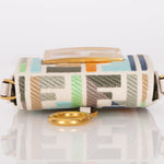 Fendi Multicolor Zucca Canvas Nano Baguette - FashioNica