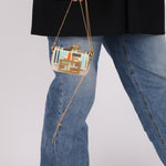 Fendi Multicolor Zucca Canvas Nano Baguette - FashioNica