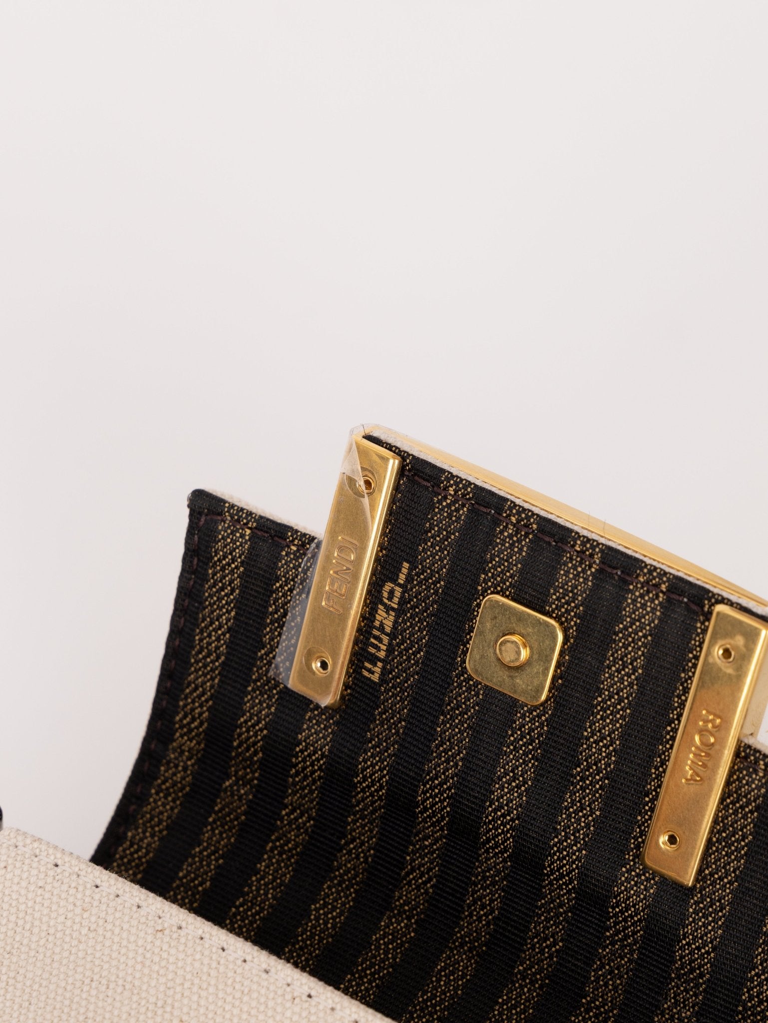 Fendi Multicolor Zucca Canvas Nano Baguette - FashioNica