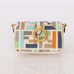 Fendi Multicolor Zucca Canvas Nano Baguette - FashioNica