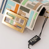 Fendi Multicolor Zucca Canvas Nano Baguette - FashioNica