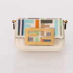 Fendi Multicolor Zucca Canvas Nano Baguette - FashioNica