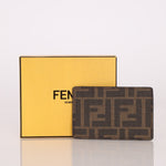 Fendi Nappa Dual Sided Zucca Card Holder - FashioNica