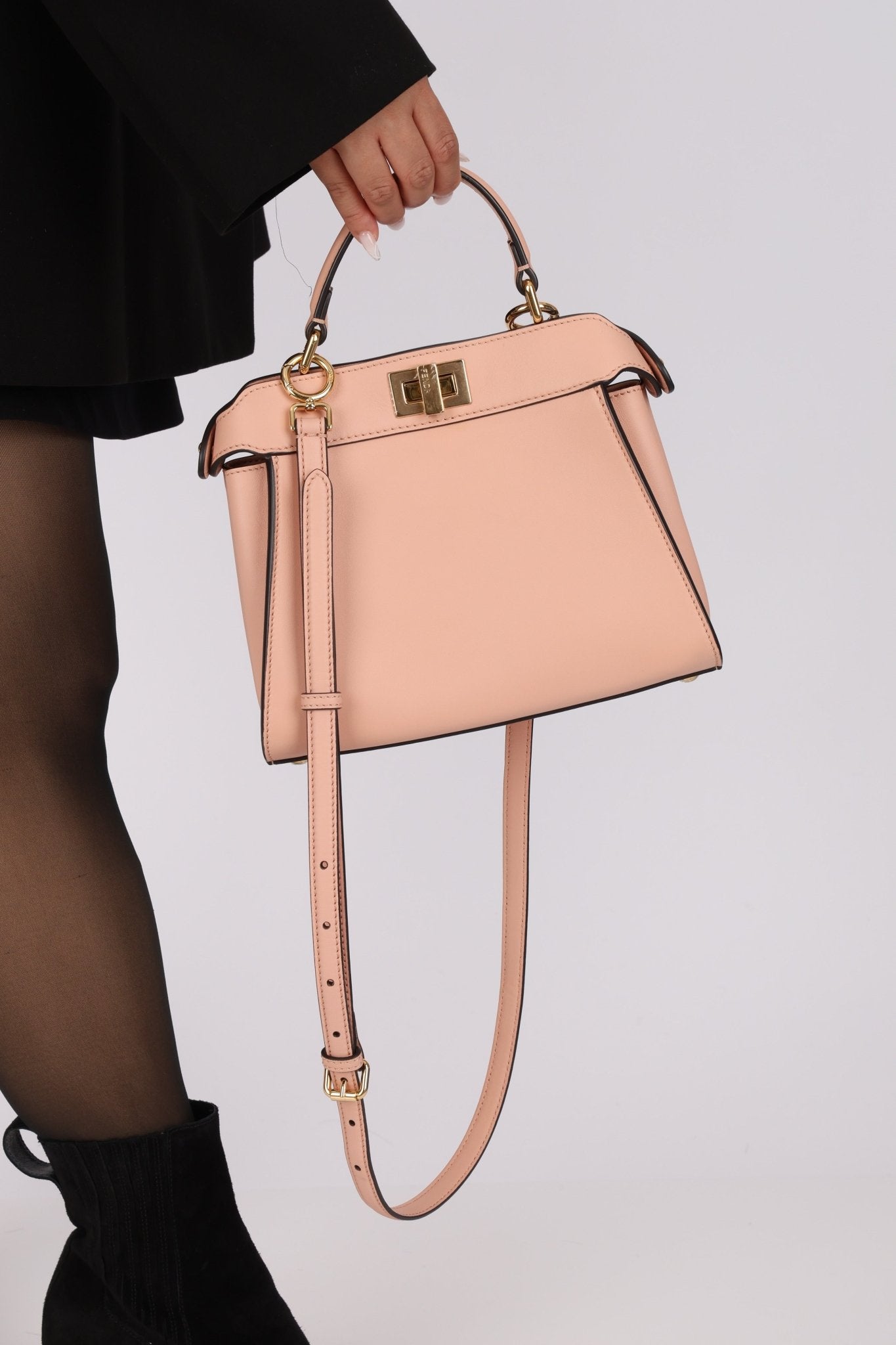Fendi Nappa Pocket Mini Peekaboo - FashioNica