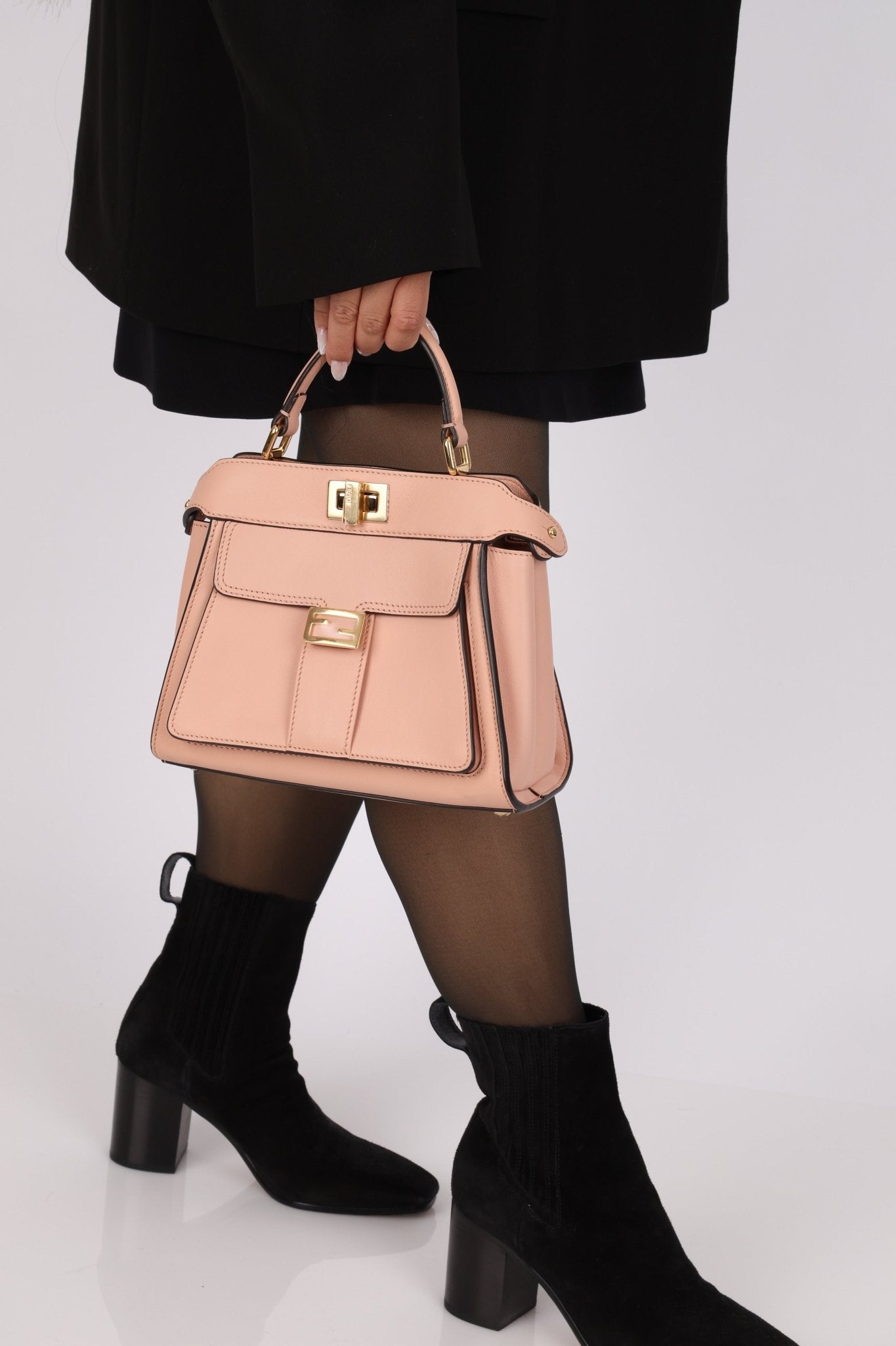 Fendi Nappa Pocket Mini Peekaboo - FashioNica