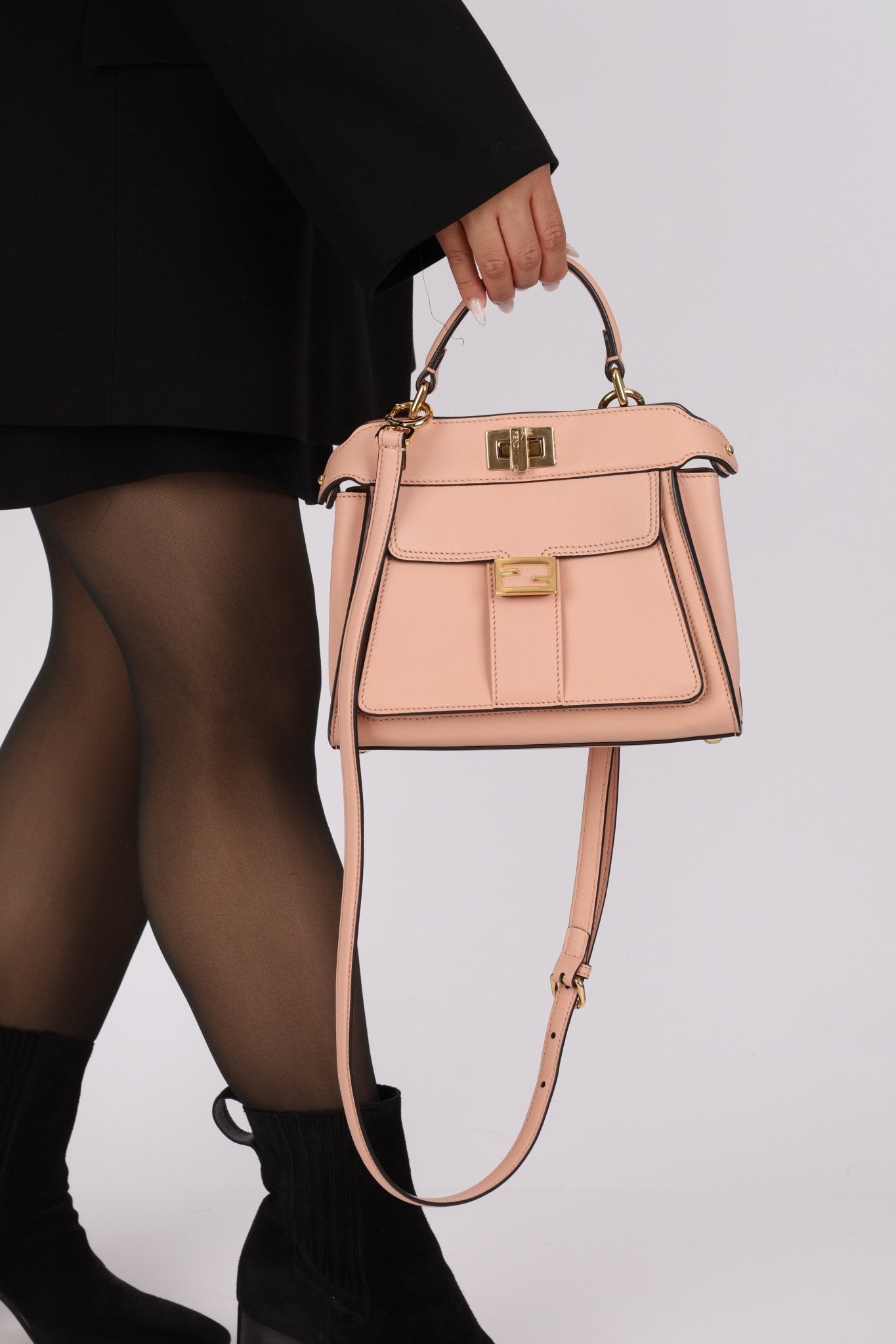 Fendi Nappa Pocket Mini Peekaboo - FashioNica