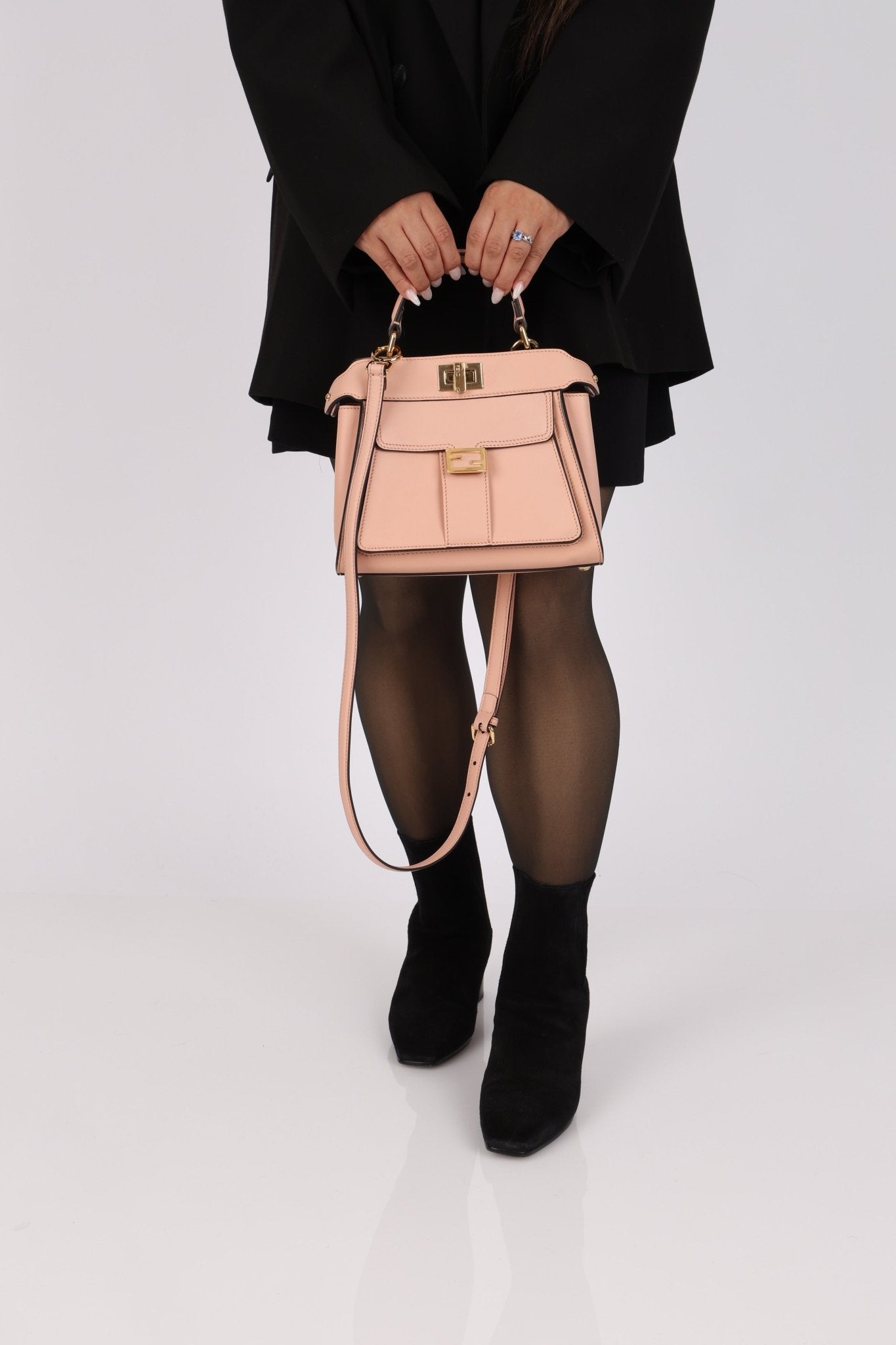 Fendi Nappa Pocket Mini Peekaboo - FashioNica