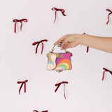 Fendi Nappa Rainbow Inlay Nano Peekaboo - FashioNica