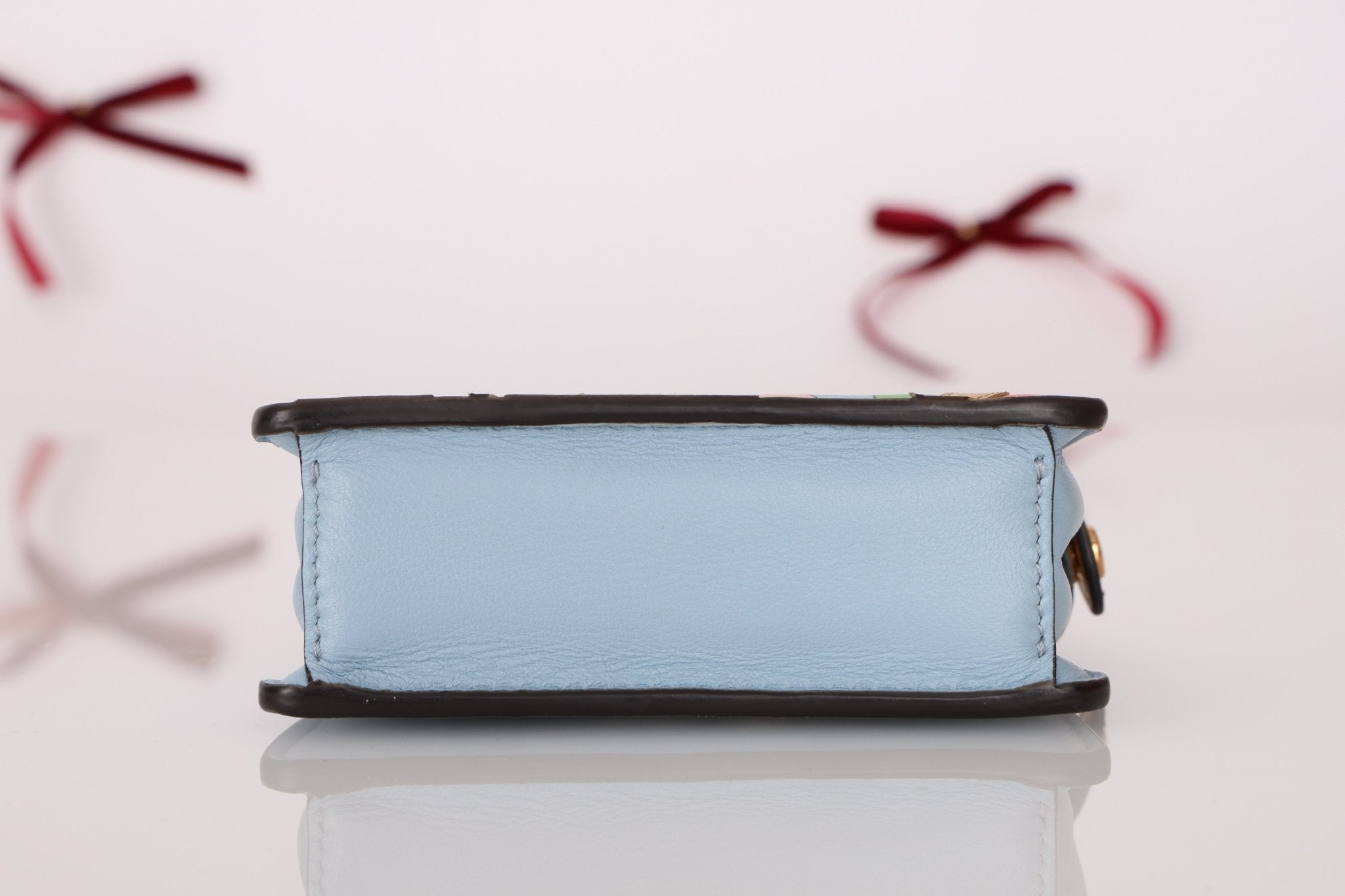 Fendi Nappa Rainbow Inlay Nano Peekaboo - FashioNica