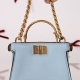 Fendi Nappa Rainbow Inlay Nano Peekaboo - FashioNica