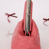 Fendi Ostrich First Clutch with Strap - FashioNica