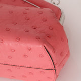 Fendi Ostrich First Clutch with Strap - FashioNica