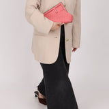 Fendi Ostrich First Clutch with Strap - FashioNica