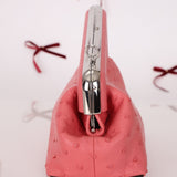 Fendi Ostrich First Clutch with Strap - FashioNica