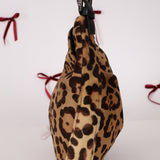 Fendi Ponyhair Jaguar Print Shoulder Bag - FashioNica