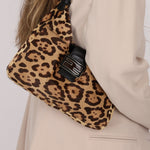 Fendi Ponyhair Jaguar Print Shoulder Bag - FashioNica