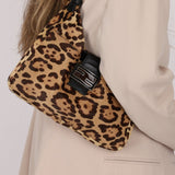 Fendi Ponyhair Jaguar Print Shoulder Bag - FashioNica