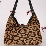 Fendi Ponyhair Jaguar Print Shoulder Bag - FashioNica