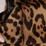 Fendi Ponyhair Jaguar Print Shoulder Bag - FashioNica