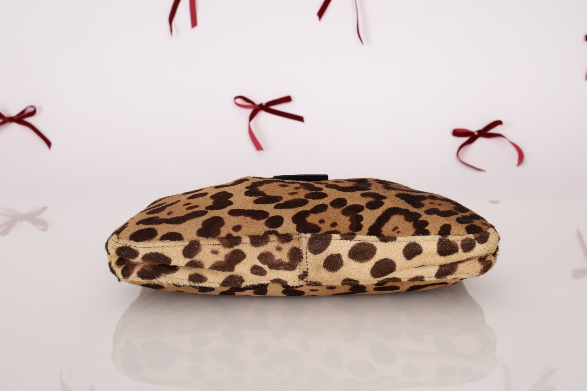 Fendi Ponyhair Jaguar Print Shoulder Bag - FashioNica