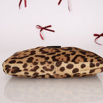 Fendi Ponyhair Jaguar Print Shoulder Bag - FashioNica