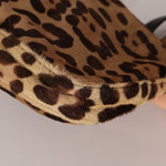 Fendi Ponyhair Jaguar Print Shoulder Bag - FashioNica