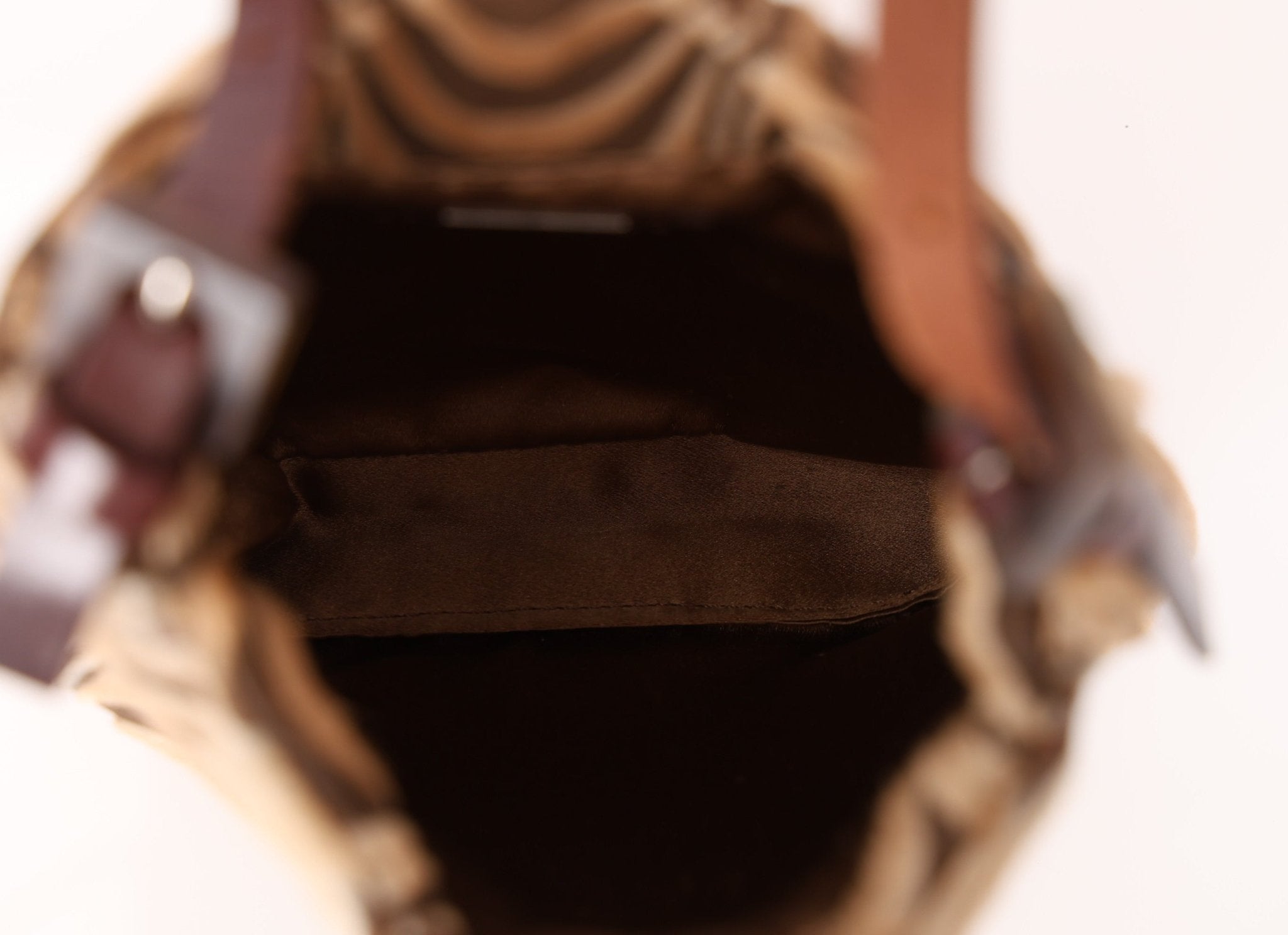 Fendi Ponyhair Mini Baguette Shoulder Bag - FashioNica