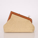 Fendi Raffia Small First Clutch - FashioNica