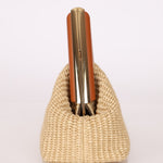 Fendi Raffia Small First Clutch - FashioNica