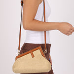 Fendi Raffia Small First Clutch - FashioNica