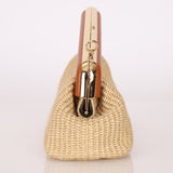 Fendi Raffia Small First Clutch - FashioNica