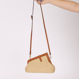 Fendi Raffia Small First Clutch - FashioNica
