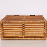 Fendi Rattan and Bamboo Small Tote - FashioNica