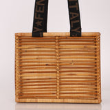 Fendi Rattan and Bamboo Small Tote - FashioNica