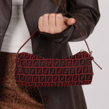 Fendi Red Zucchino Pochette - FashioNica