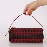 Fendi Red Zucchino Pochette - FashioNica