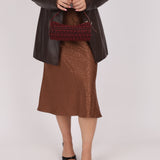 Fendi Red Zucchino Pochette - FashioNica