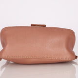 Fendi Rosegold Leather Selleria Mini Mama Baguette - FashioNica