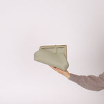 Fendi Sage Nappa Small First Clutch with Strap - FashioNica