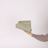 Fendi Sage Nappa Small First Clutch with Strap - FashioNica