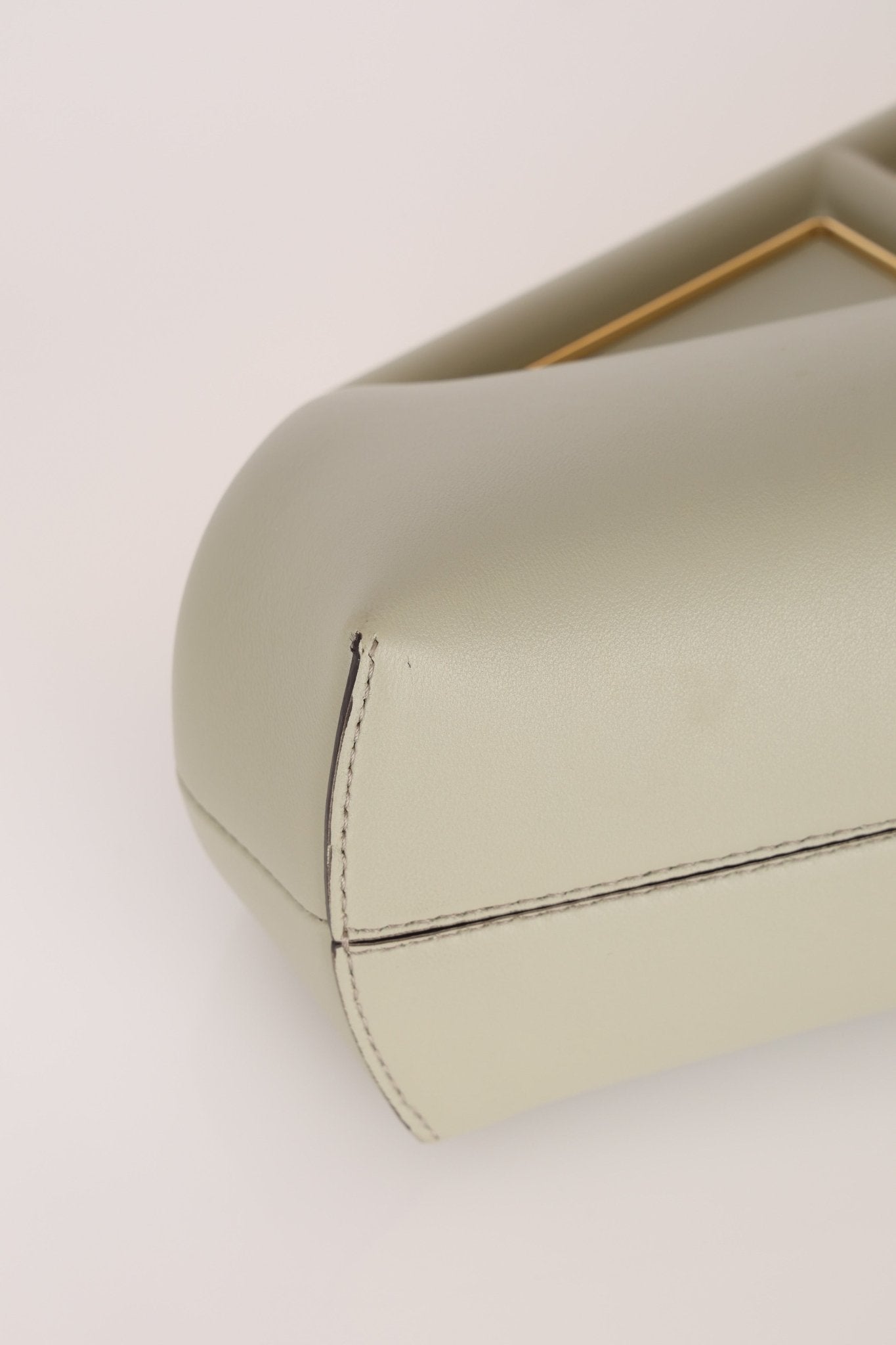 Fendi Sage Nappa Small First Clutch with Strap - FashioNica