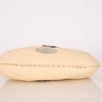 Fendi Selleria Buckle Grained Leather Hobo - FashioNica