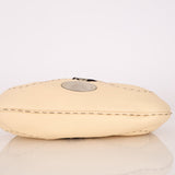 Fendi Selleria Buckle Grained Leather Hobo - FashioNica