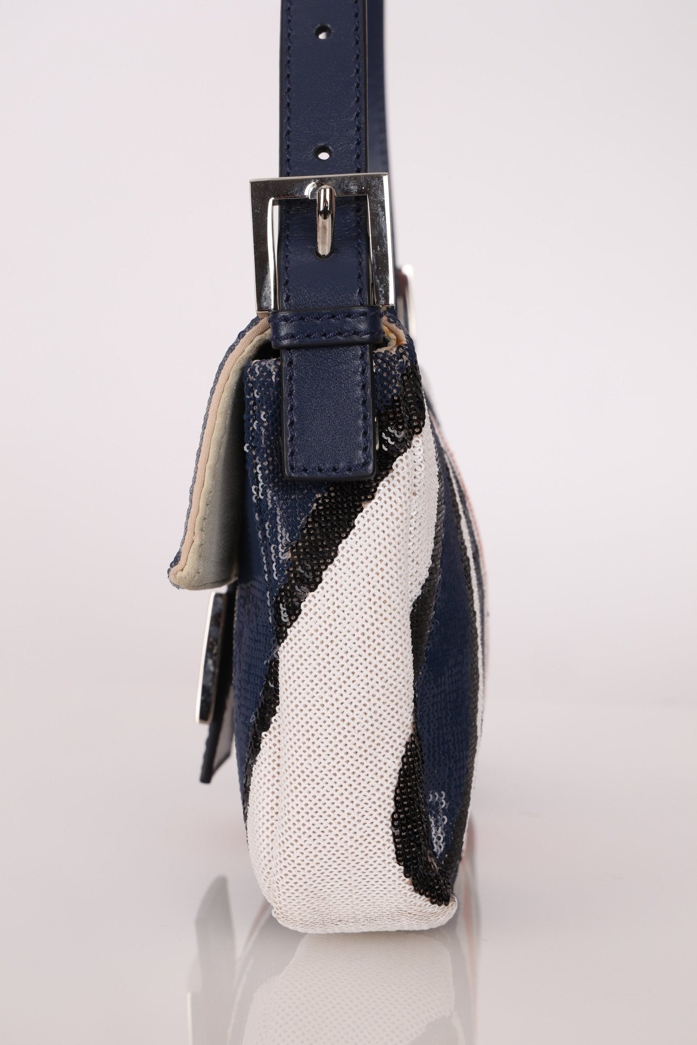 Fendi Sequin Zebra Stripe Baguette - FashioNica