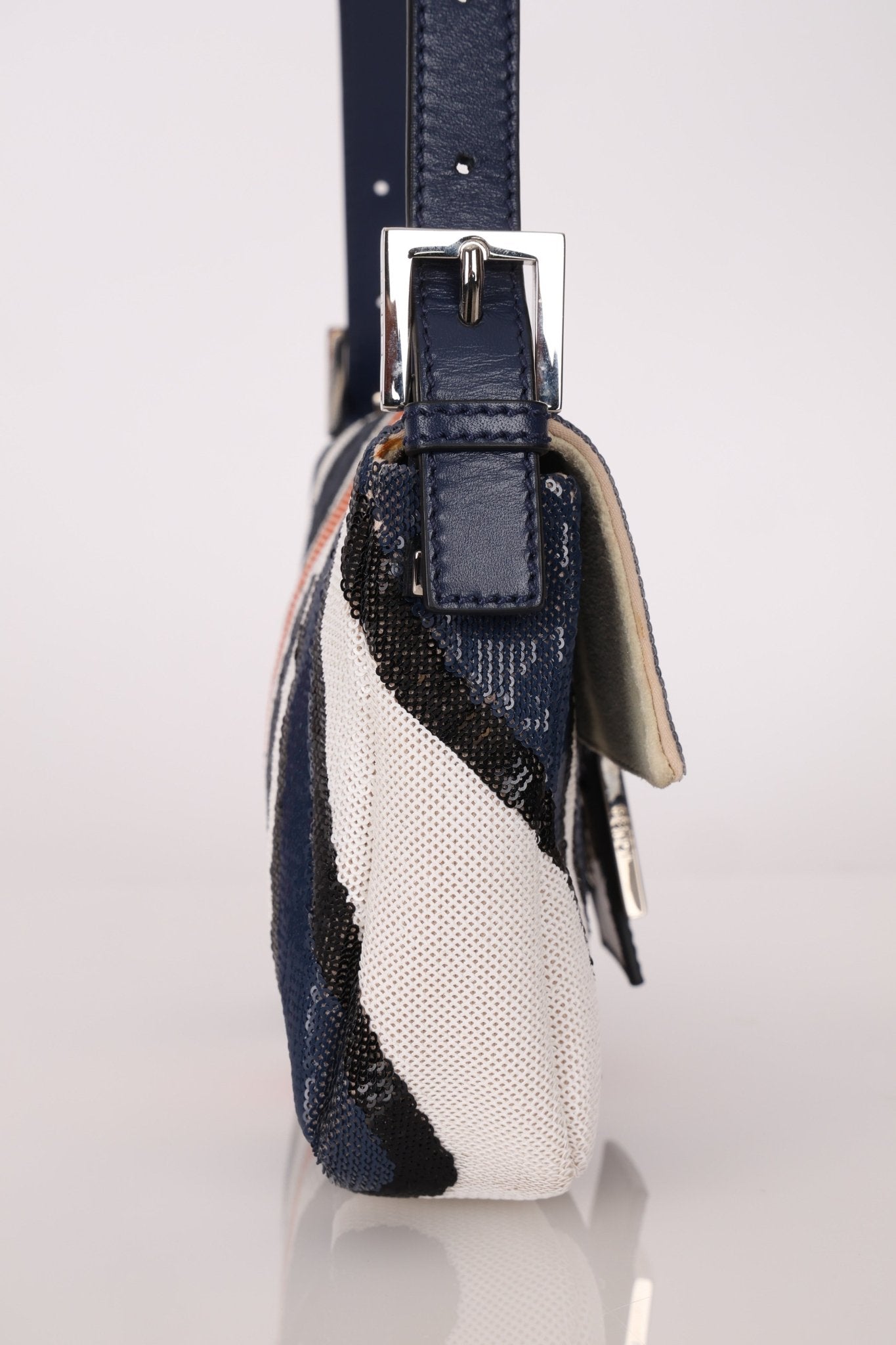 Fendi Sequin Zebra Stripe Baguette - FashioNica