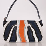 Fendi Sequin Zebra Stripe Baguette - FashioNica