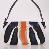 Fendi Sequin Zebra Stripe Baguette - FashioNica