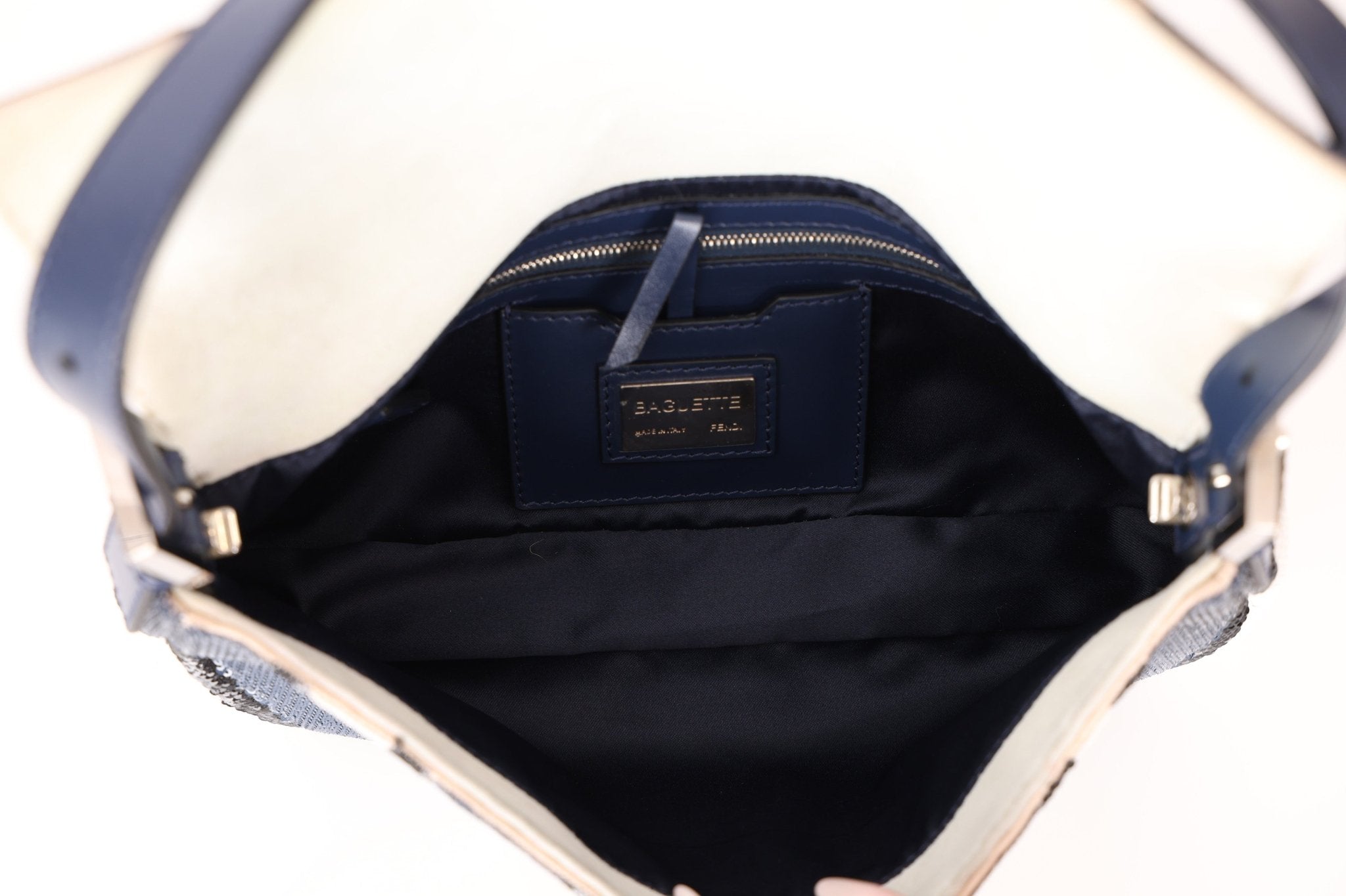 Fendi Sequin Zebra Stripe Baguette - FashioNica