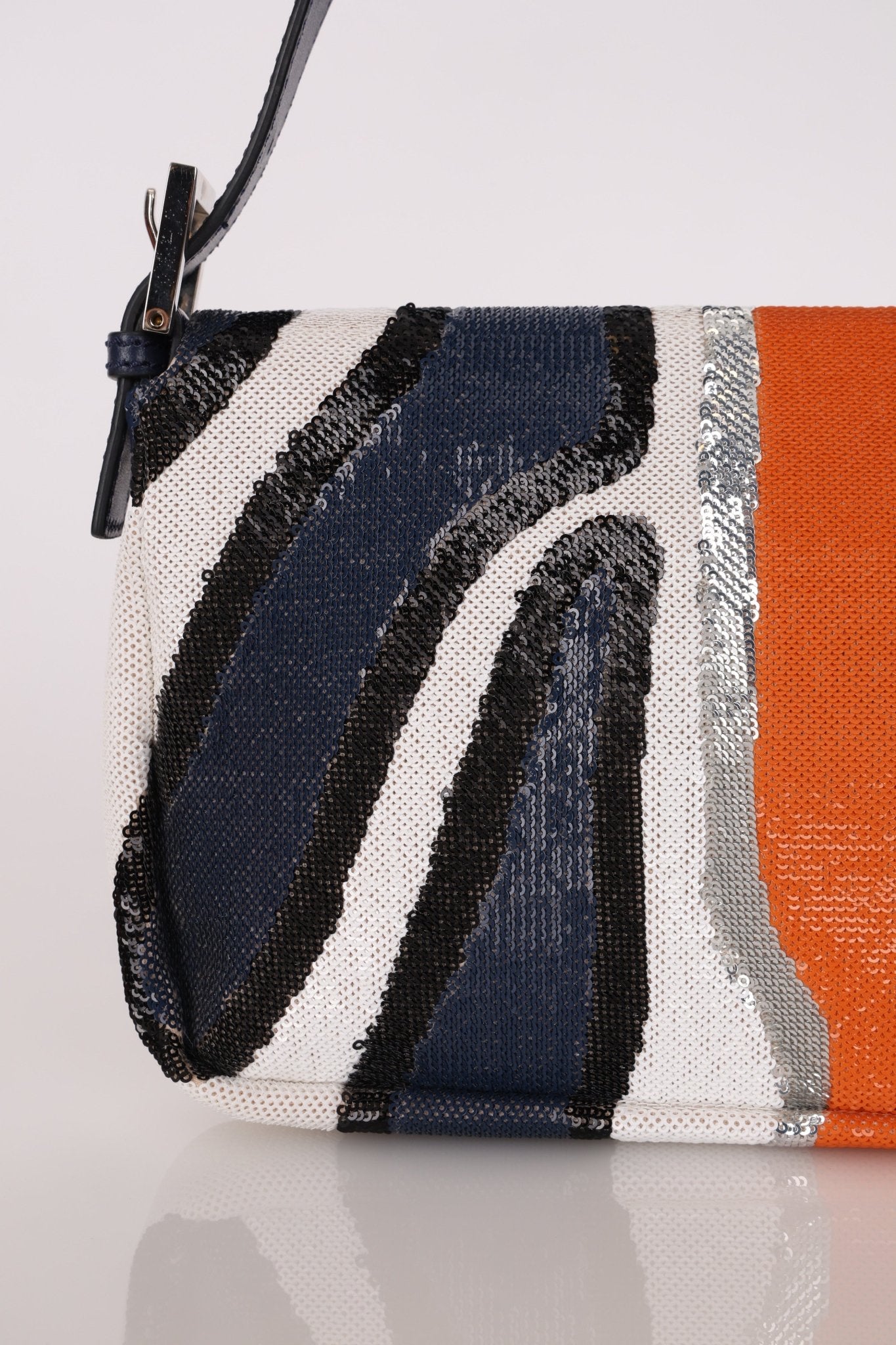 Fendi Sequin Zebra Stripe Baguette - FashioNica