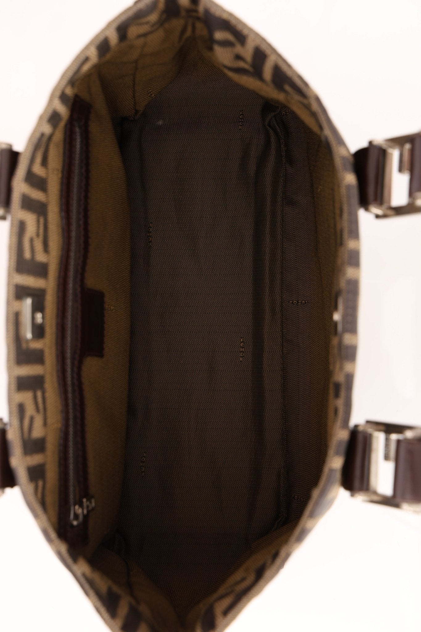 Fendi Small Zucca Top Handle Tote - FashioNica